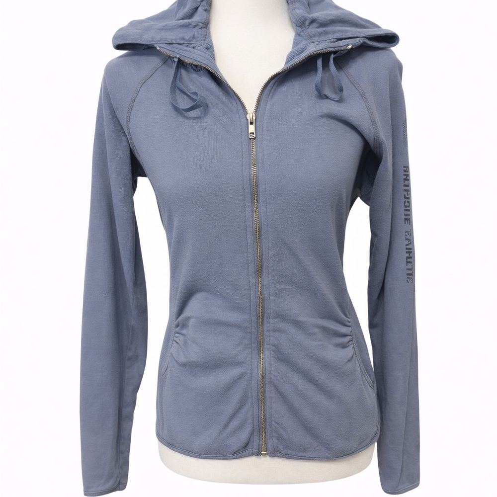 UFC Women’s Zip-Up Hoodie – Size Small – Gray/Blue